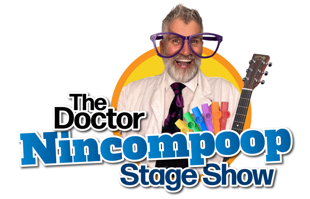 a photo with a link of Dr Nincompoop