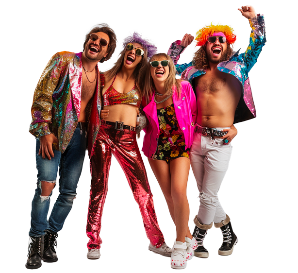 Themed Events 4 fancy dress groups rocknRoll